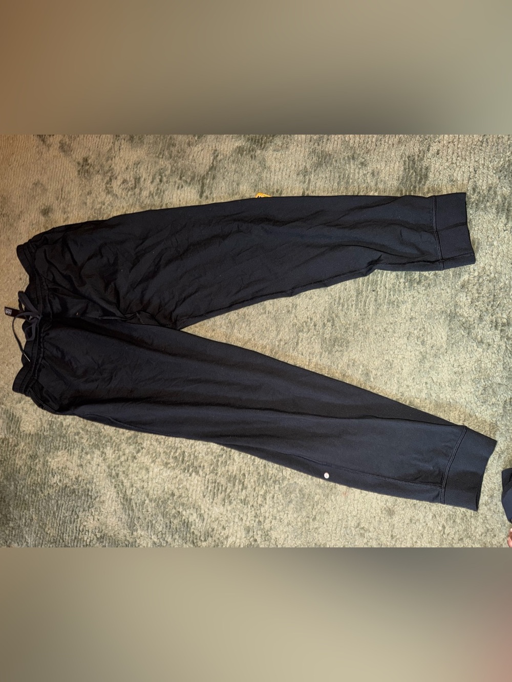Men's Black soft jersey joggers (regular)